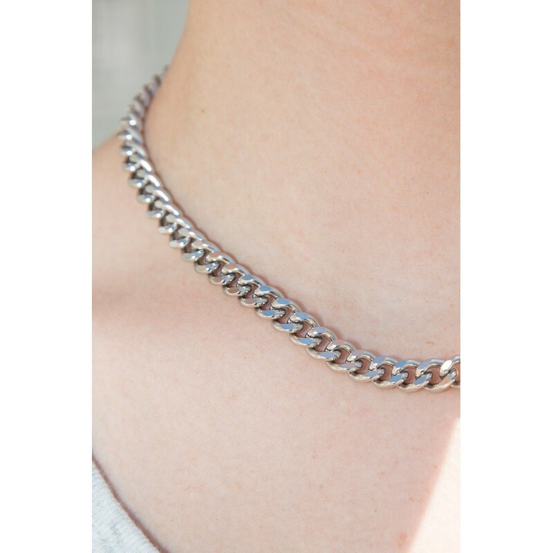 Brandy Melville SILVER CUBAN LINK 