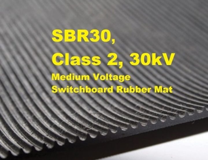 MEDIUM VOLTAGE SBR30 Insulating Rubber Matting Malaysia