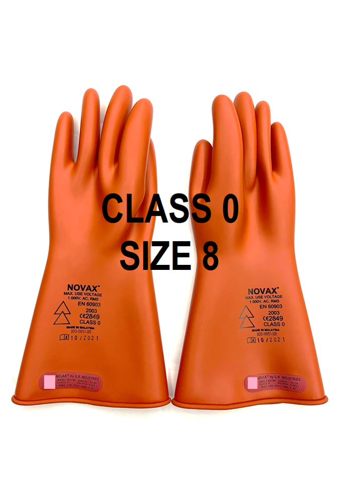 NOVAX CLASS 0 ELECTRICAL INSULATION RUBBER GLOVES MALAYSIA