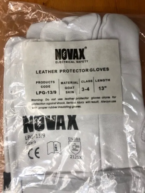 13" White Leather Glove Protector Malaysia
