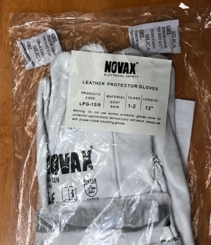 12" White Leather Glove Protector Malaysia