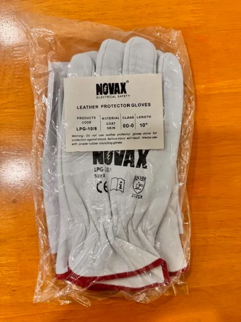 10" White Leather Glove Protector Malaysia