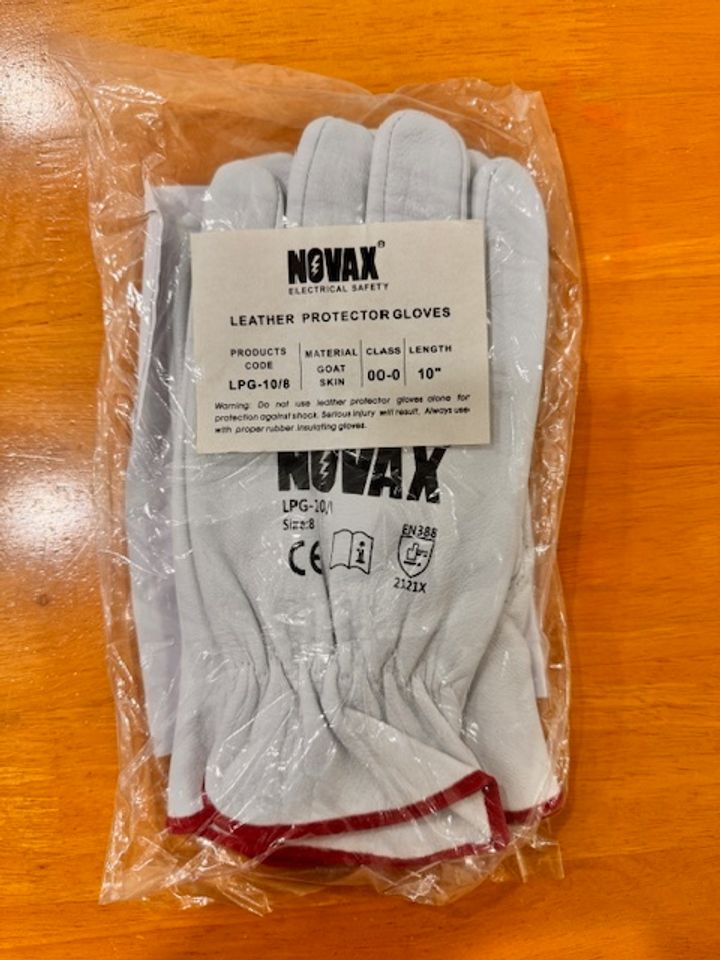 10" White Leather Glove Protector Malaysia
