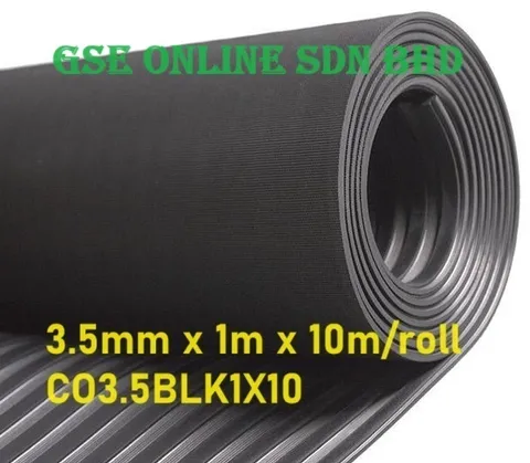 Anti-slip Corrugated rubber floor mat Malaysia