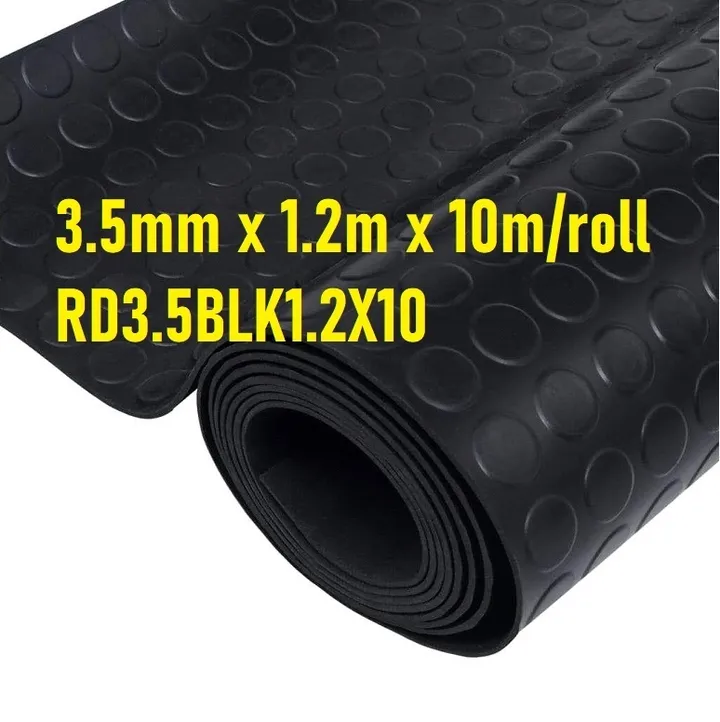 Anti-slip round dot rubber floor mat Malaysia