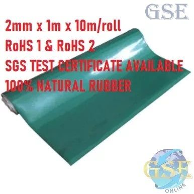RoHS 2 Green ESD Rubber Mat Malaysia