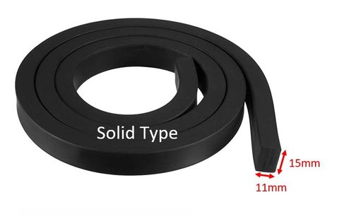 EPDM Watertight/Airtight Rectangular Rubber Solid Seals, High Hardness ...