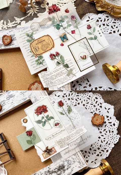 CJ Studio vol.2 | Beauty of the Rose Washi PET Tape – dé.stationerist