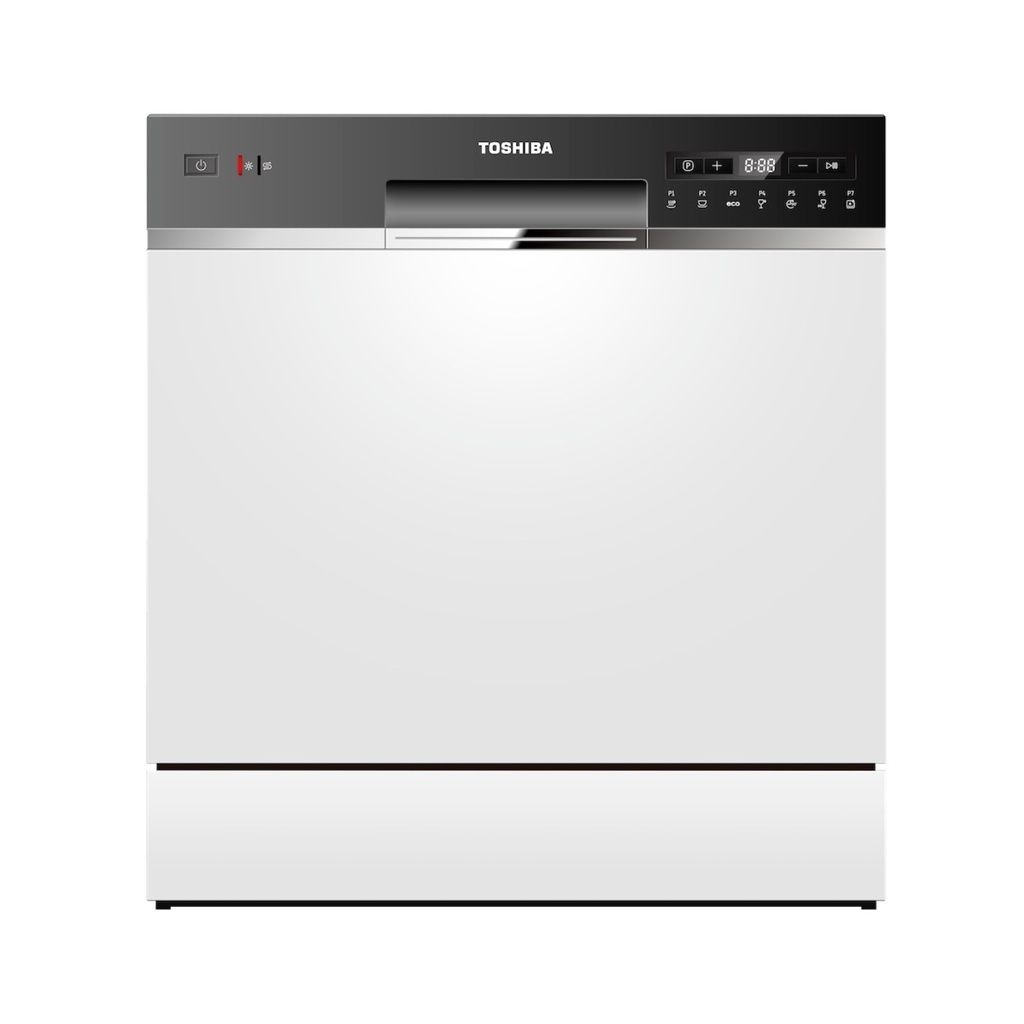 TOSHIBA 83PCS Table Top Dishwasher DW08T1(S)MY with 7 Program Dish