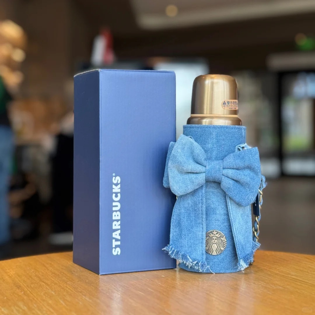 星巴克2026春季牛仔丹宁小熊包包系列～_5_星爸爸红围裙_来自小红书网页版