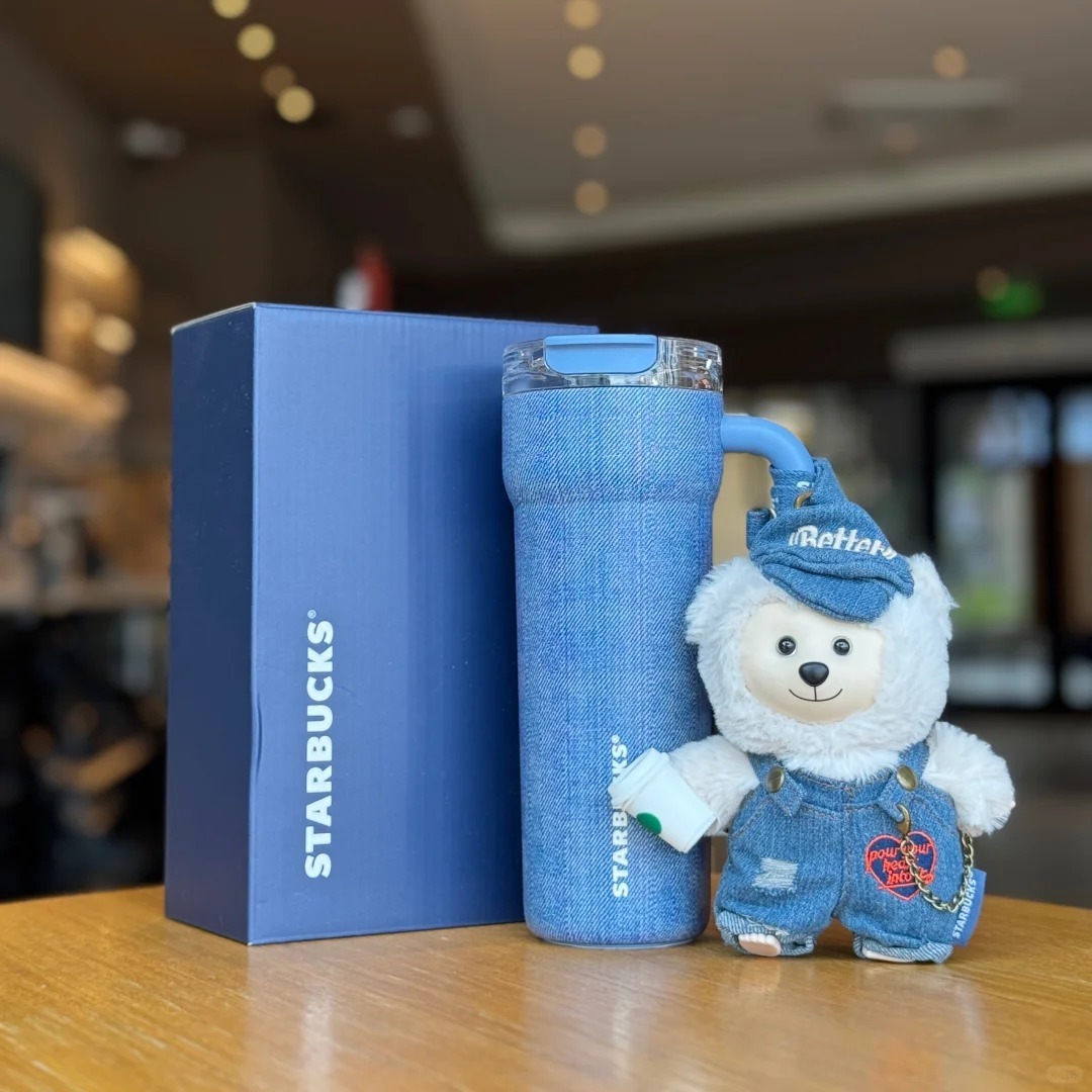 星巴克2026春季牛仔丹宁小熊包包系列～_11_星爸爸红围裙_来自小红书网页版