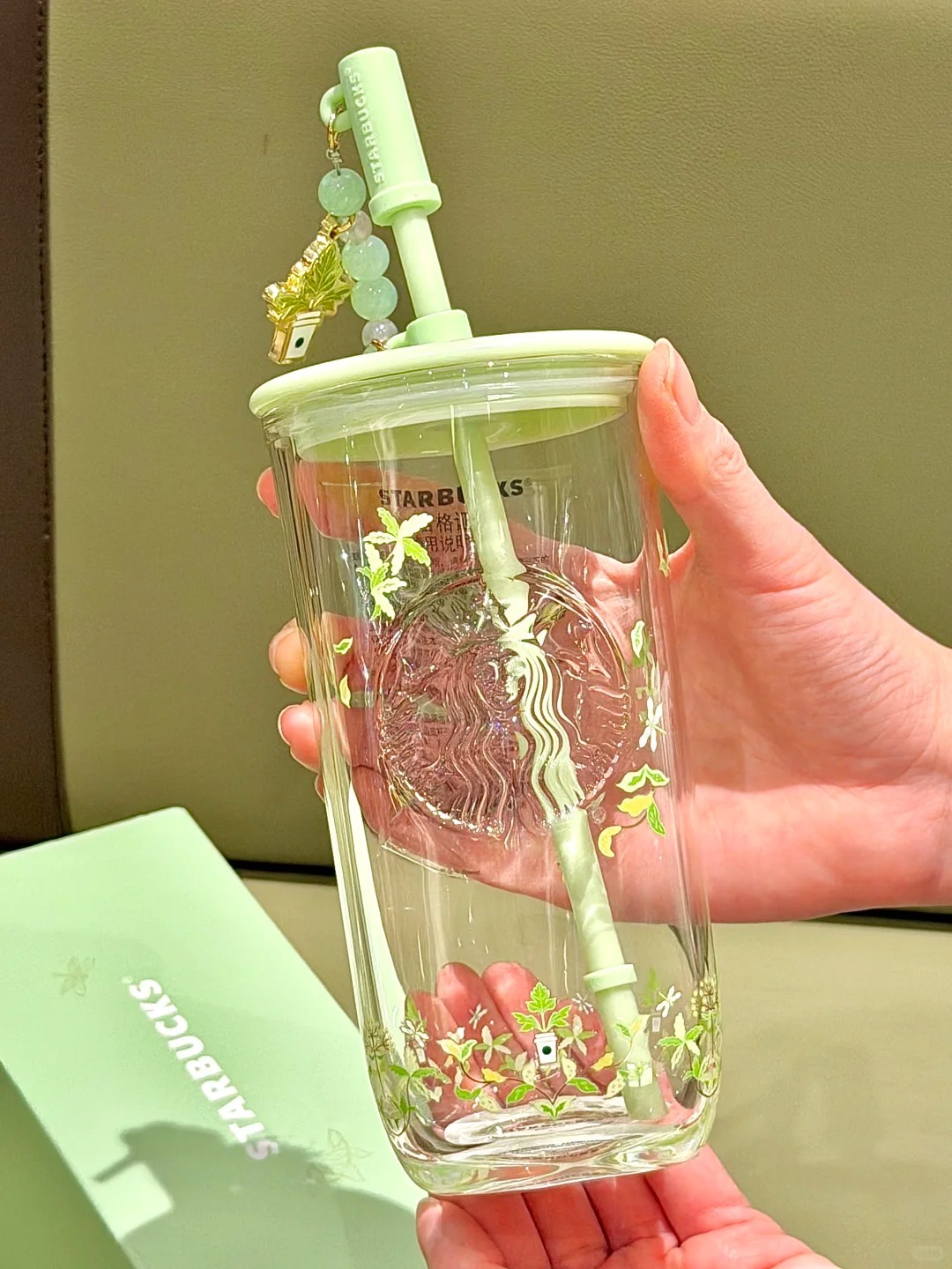 Triangle Based Glass Cup 530ml