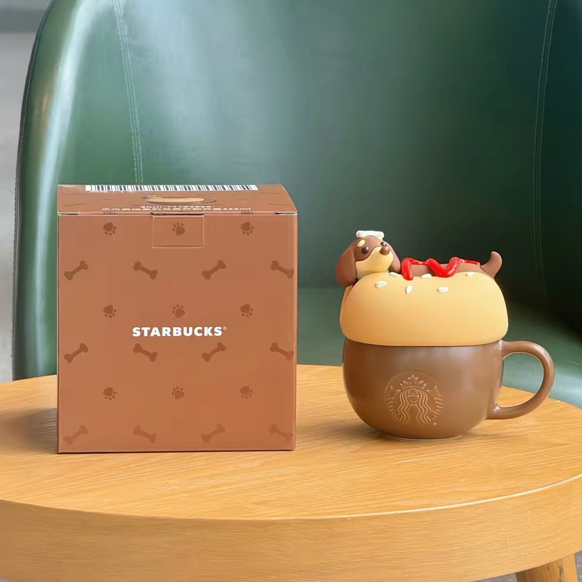 Hotdog Mug with Lid 355ml