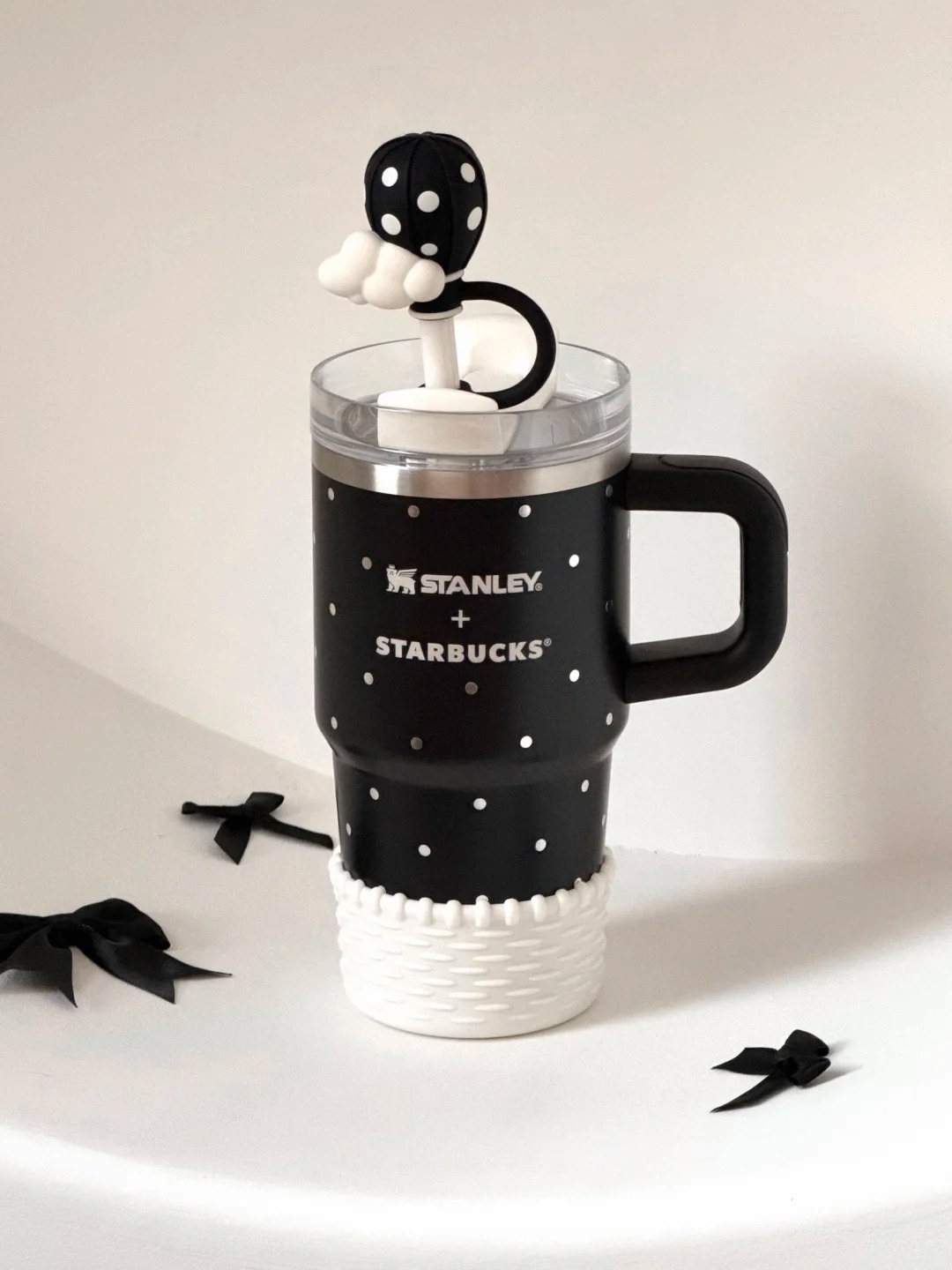 星巴克新品🖤貌美黑白波点杯_2_木原希柚_from rednote web