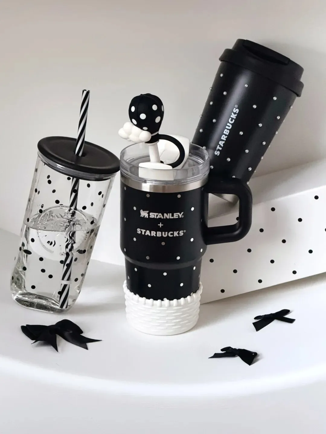 星巴克新品🖤黑白波点杯小合集_1_木原希柚_from rednote web