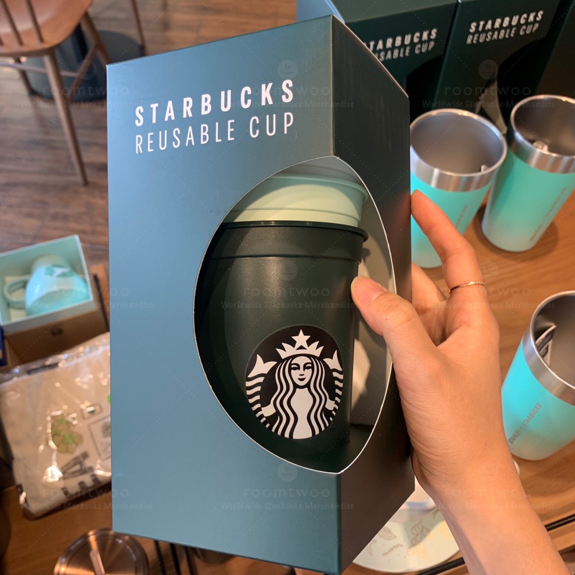 Starbucks Korea Variety Logo Reusable Cup Set 473ml (3p) – KPOP2U_Unnie