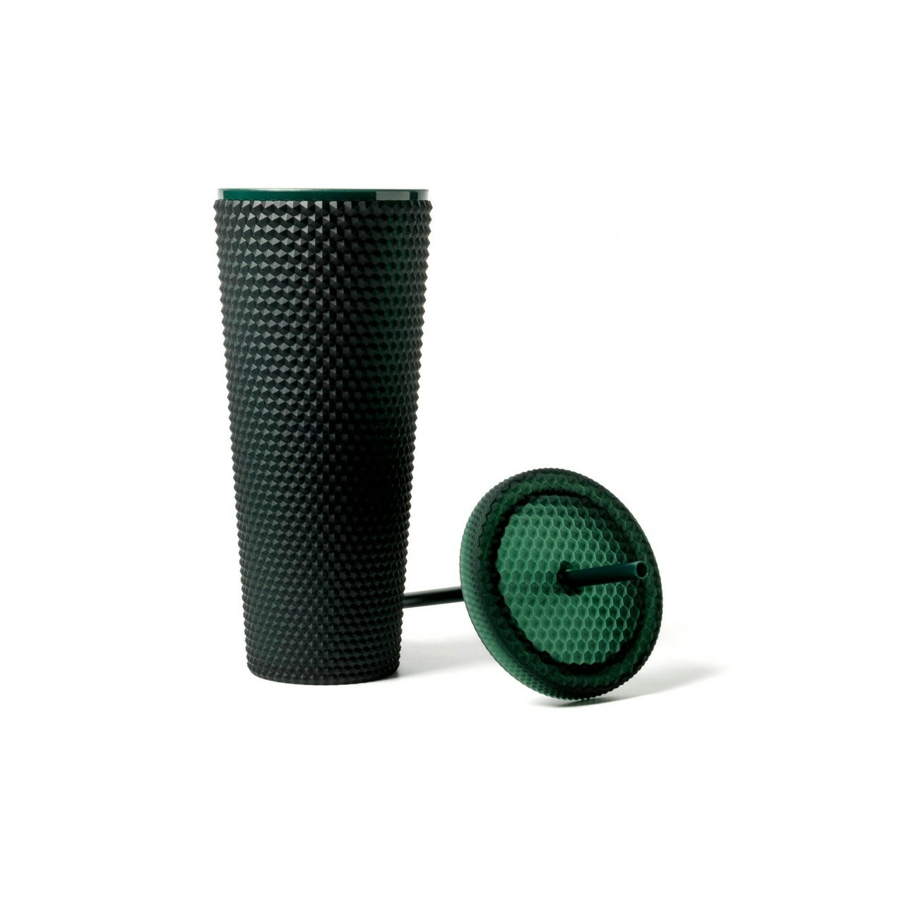 Starbucks Matte Dark Green Studded Tumbler 