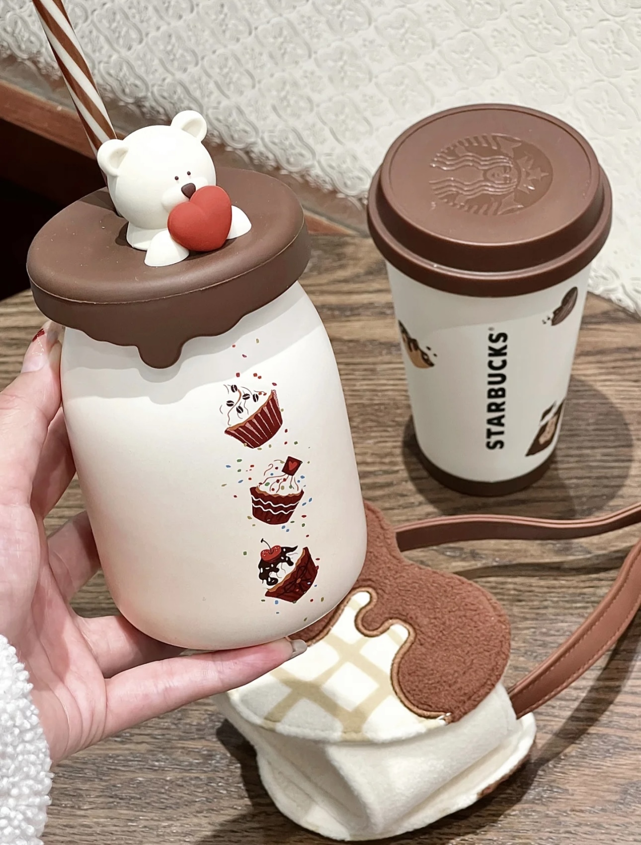 PRE ORDER Starbucks China 2023 Valentine's Day Love Biscuit Style Stai