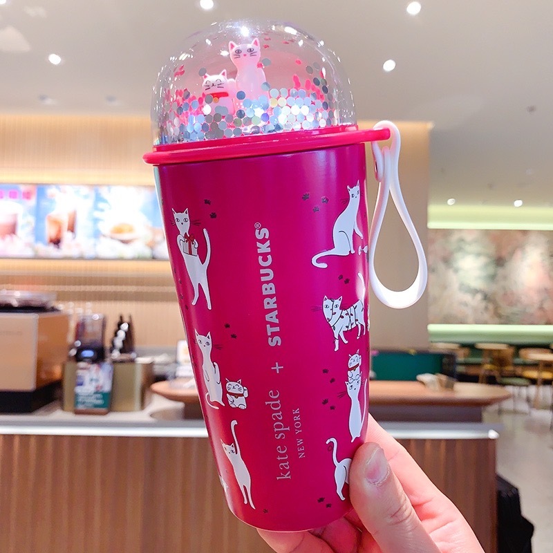 Starbucks 2023 China kate spade co-branded cat accompanying cup 355ml