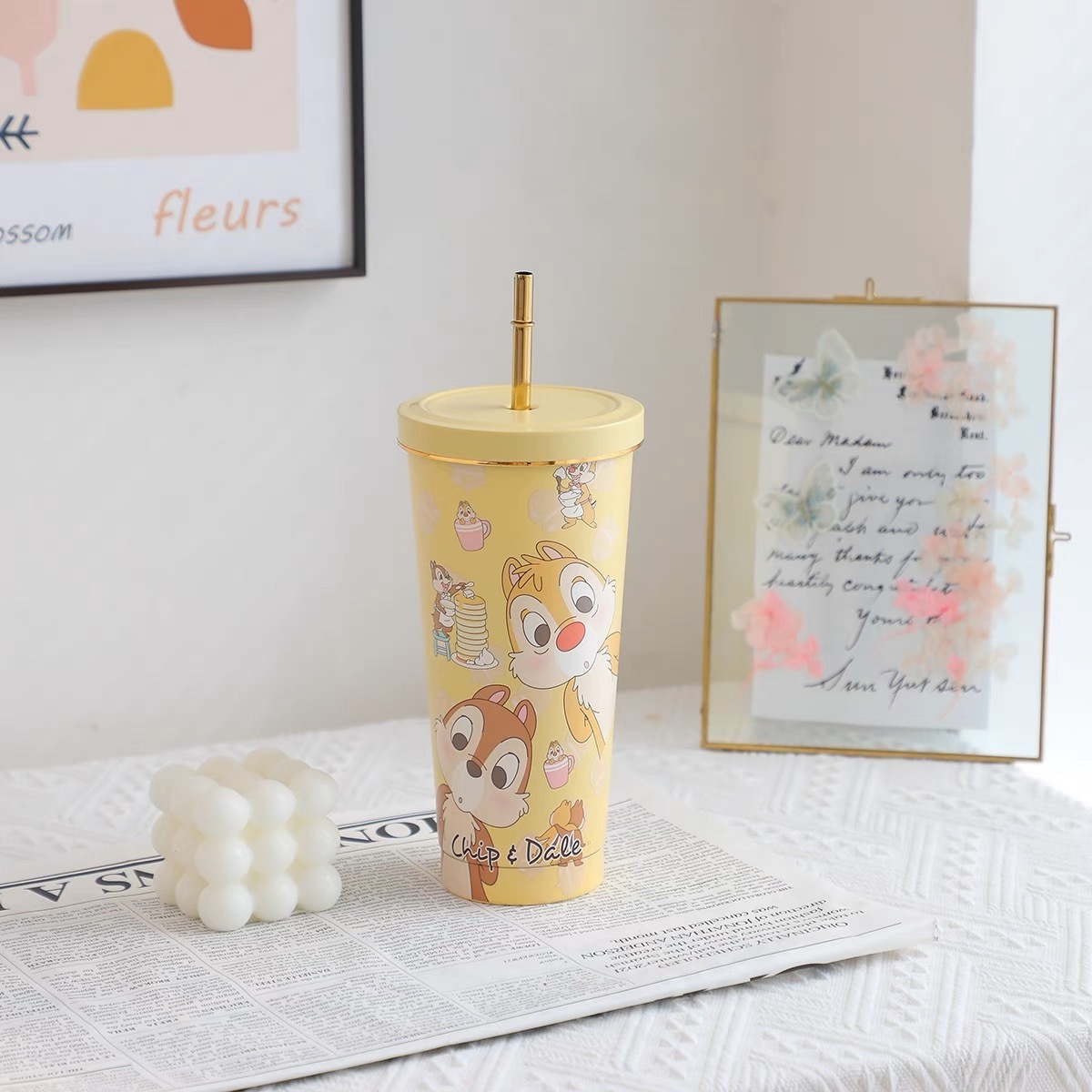 Pochacco Beer Can Iced Coffee Glass Cup With Lid and Straw -  in 2023