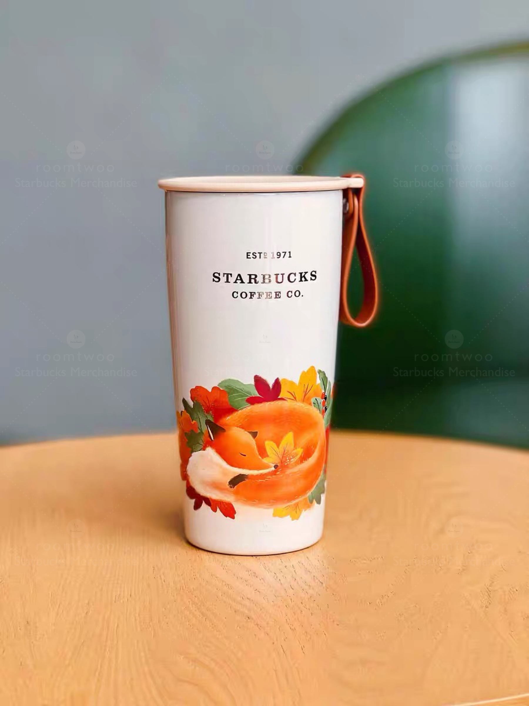 Starbucks China - Autumn Forest 2022 - 2. Chipmunk Straw Topper Studde —  USShoppingSOS