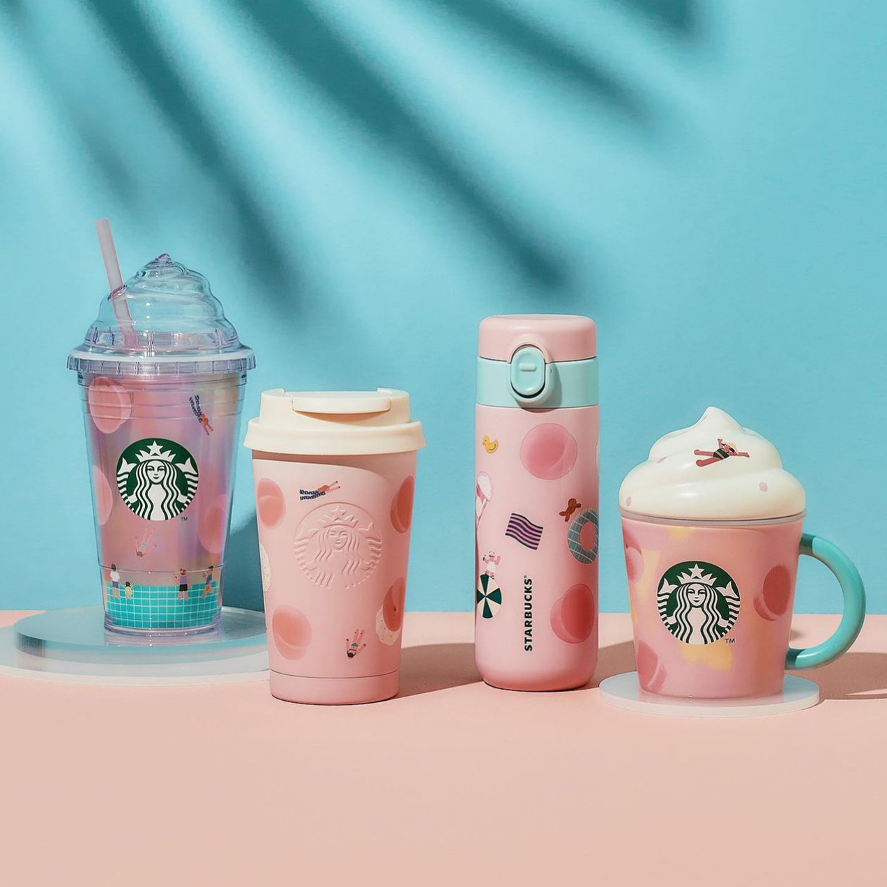 Starbucks Mini Cup Gift Colorful Summer - Japanese Starbucks Mini Cups