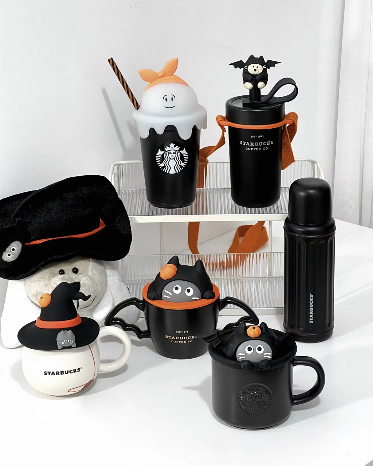 Starbucks China × Contigo 390ml 2020 Halloween pumpkin stainless straw –  moya529store