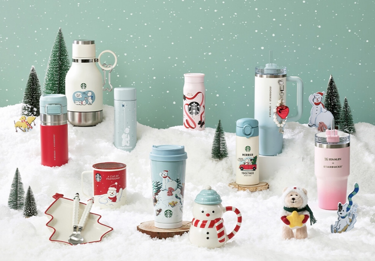Starbucks Korea 2024 Christmas Collection Room Twoo