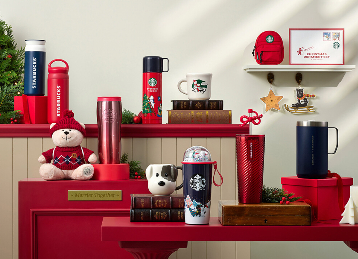Starbucks Korea 2024 Christmas Collection Room Twoo