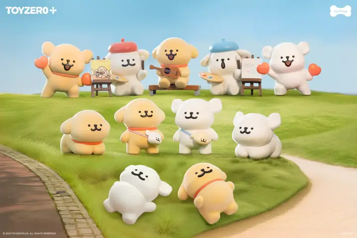 Maltese World's Best Friends Series Enjoy Your Company Blind Box 线条小狗我俩第一世界要好盲盒