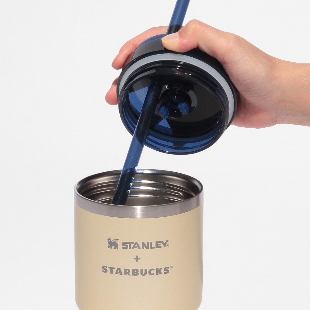 Starbucks Japan 2025 Autumn Moon Beige Stanley SS Tumbler