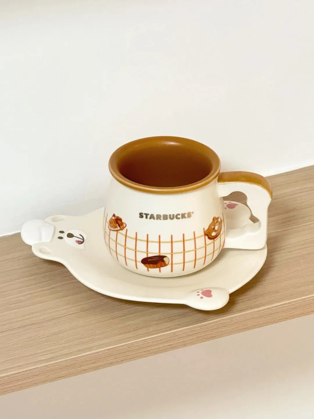 🍞✨星巴克新品可爱厨师小熊杯碟组_2_木原希柚_来自小红书网页版