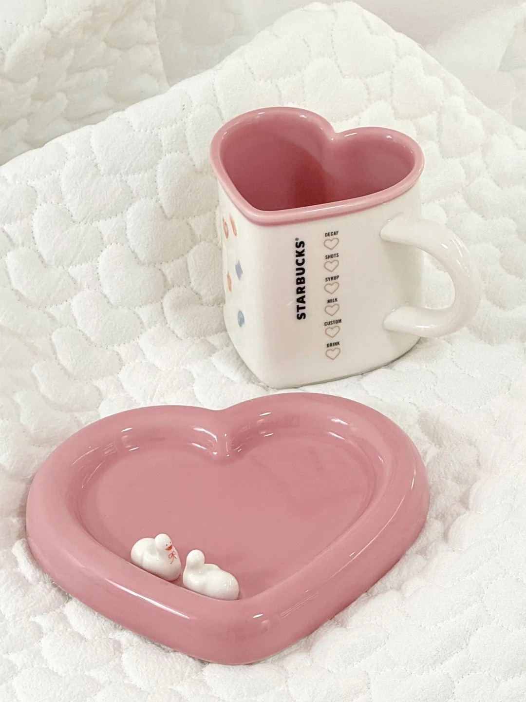 Heart Mug + Plate