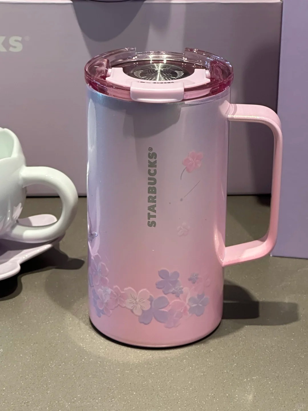 星巴克新品 _ 暮樱翩翩系列粉紫色_8_奇米吃饱了嗝~_来自小红书网页版