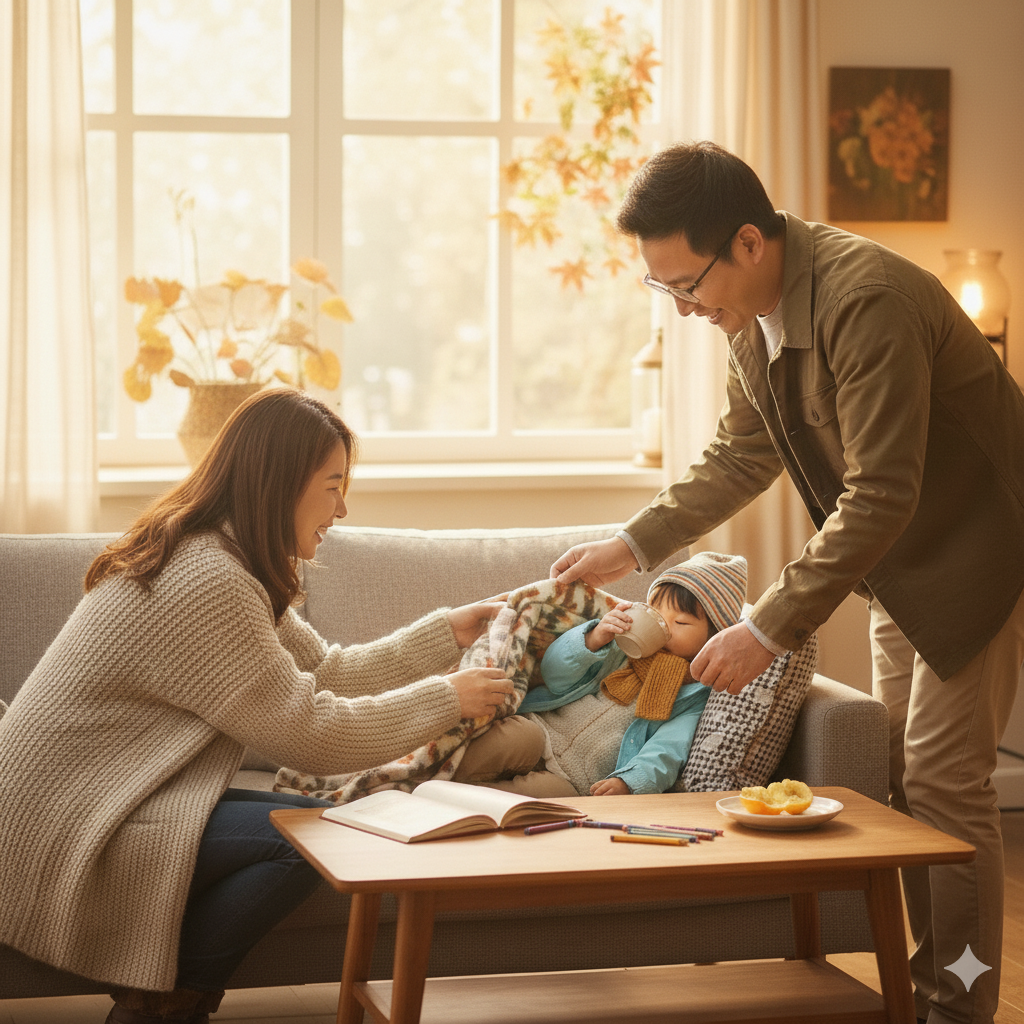 早晚溫差大，小孩容易生病？DORCAS童舖教你這樣做更安心！