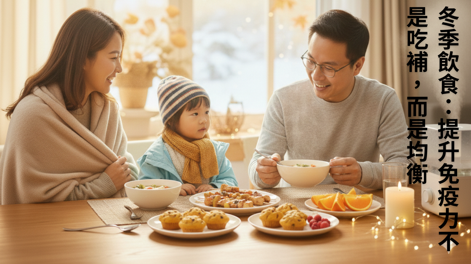 冬季飲食：提升免疫力不是吃補，而是均衡