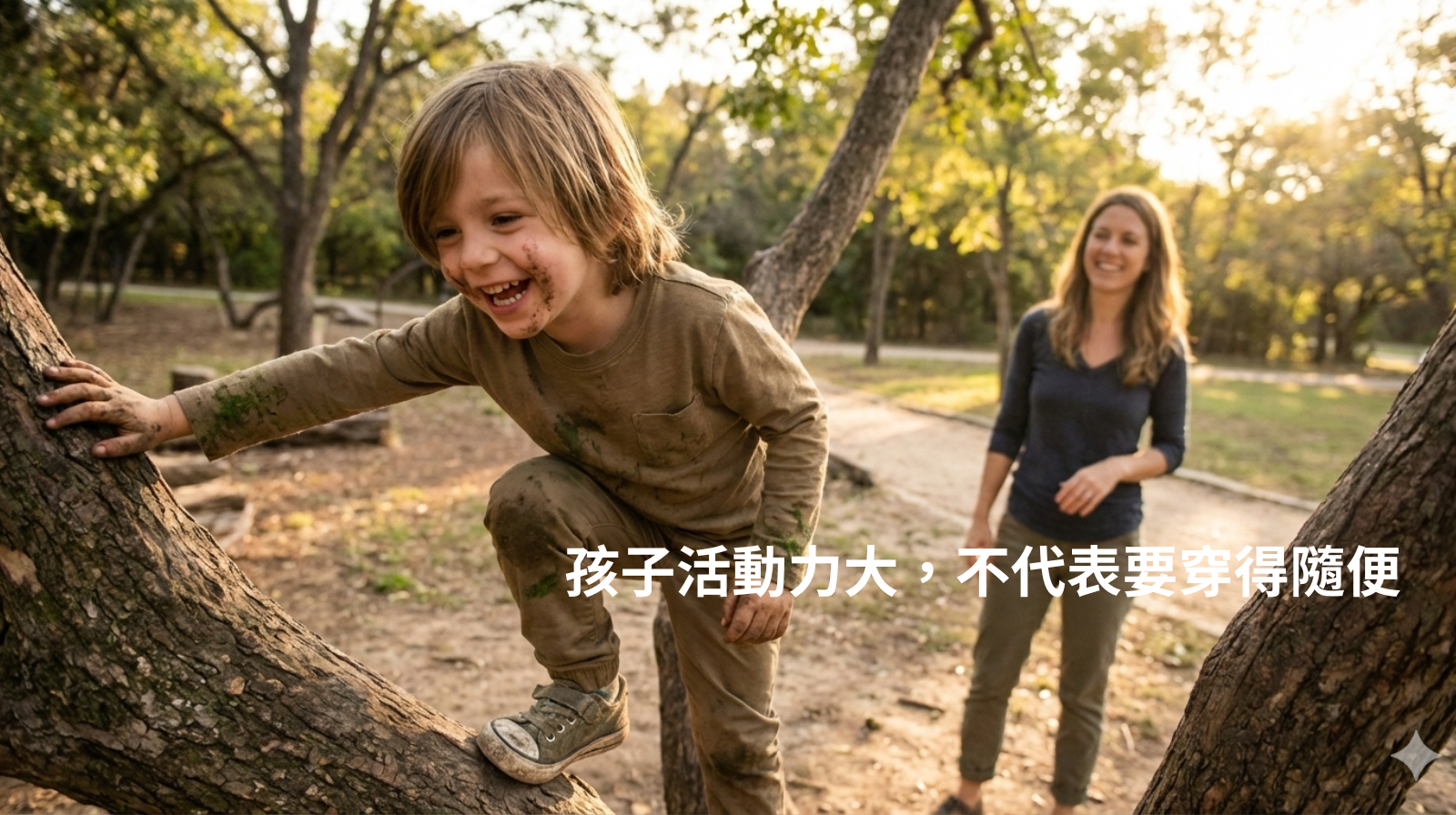 孩子活動力大，不代表要穿得隨便