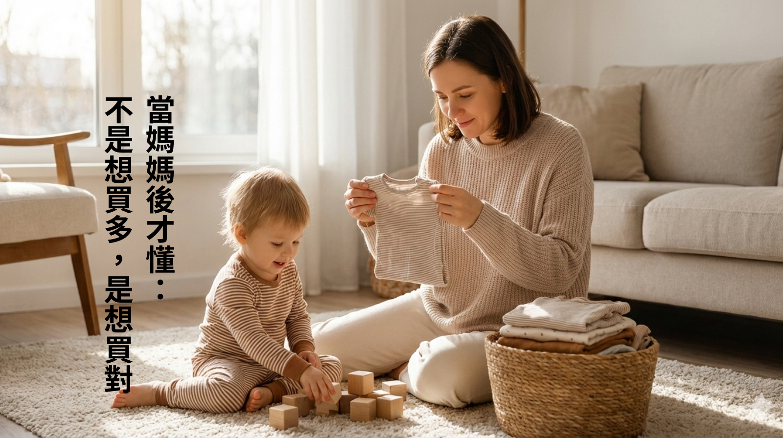 當媽媽後才懂：不是想買多，是想買對