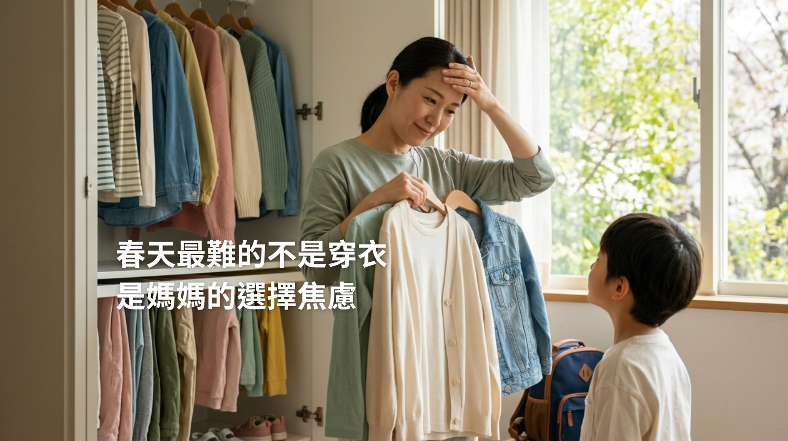 春天最難的不是穿衣，是媽媽的選擇焦慮 