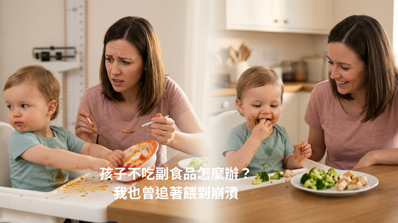 孩子不吃副食品怎麼辦？我也曾追著餵到崩潰