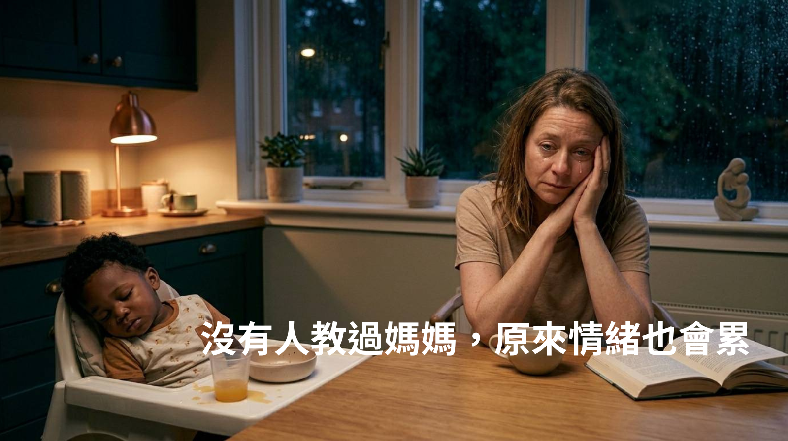 沒有人教過媽媽，原來情緒也會累