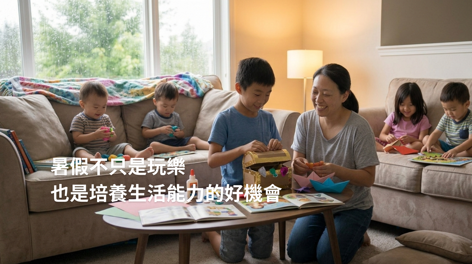 暑假不只是玩樂，也是培養生活能力的好機會