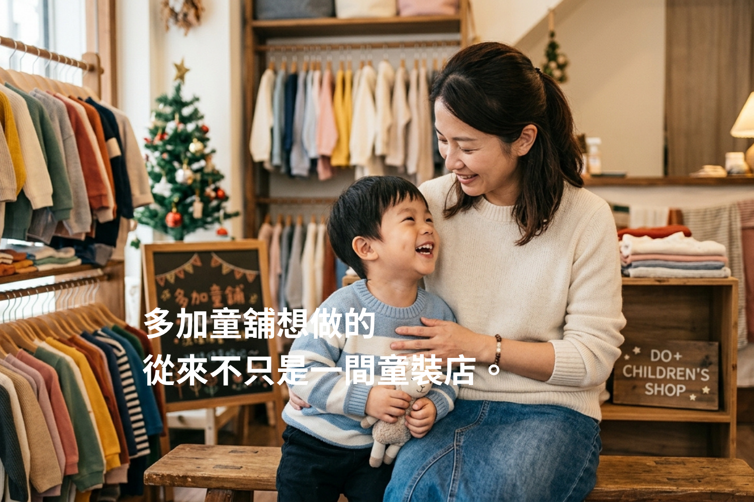 你知道嗎？多加童舖想做的，從來不只是一間童裝店。