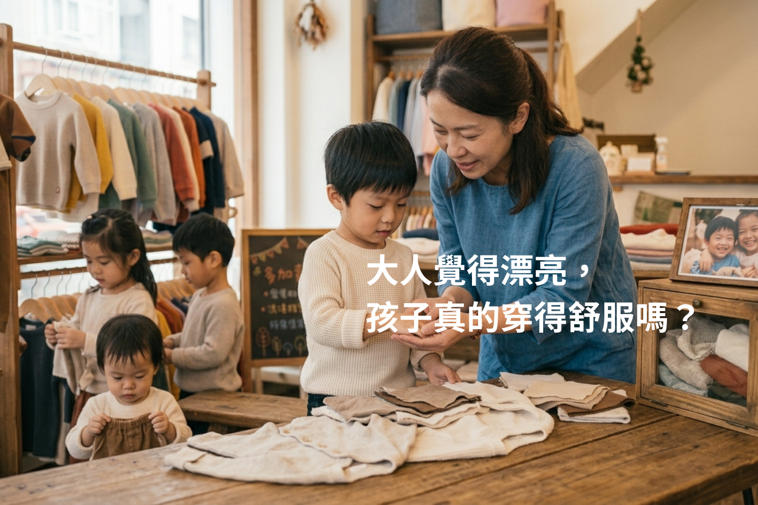 大人覺得漂亮，孩子真的穿得舒服嗎？