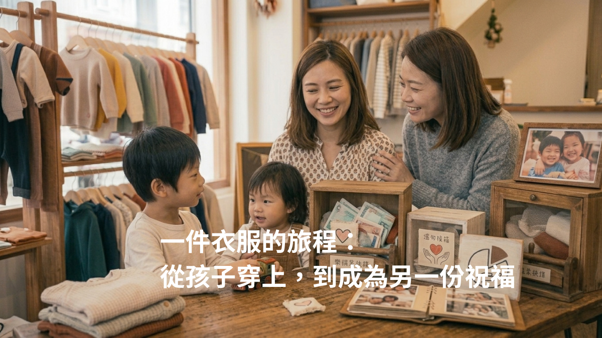 一件衣服的旅程：從孩子穿上，到成為另一份祝福