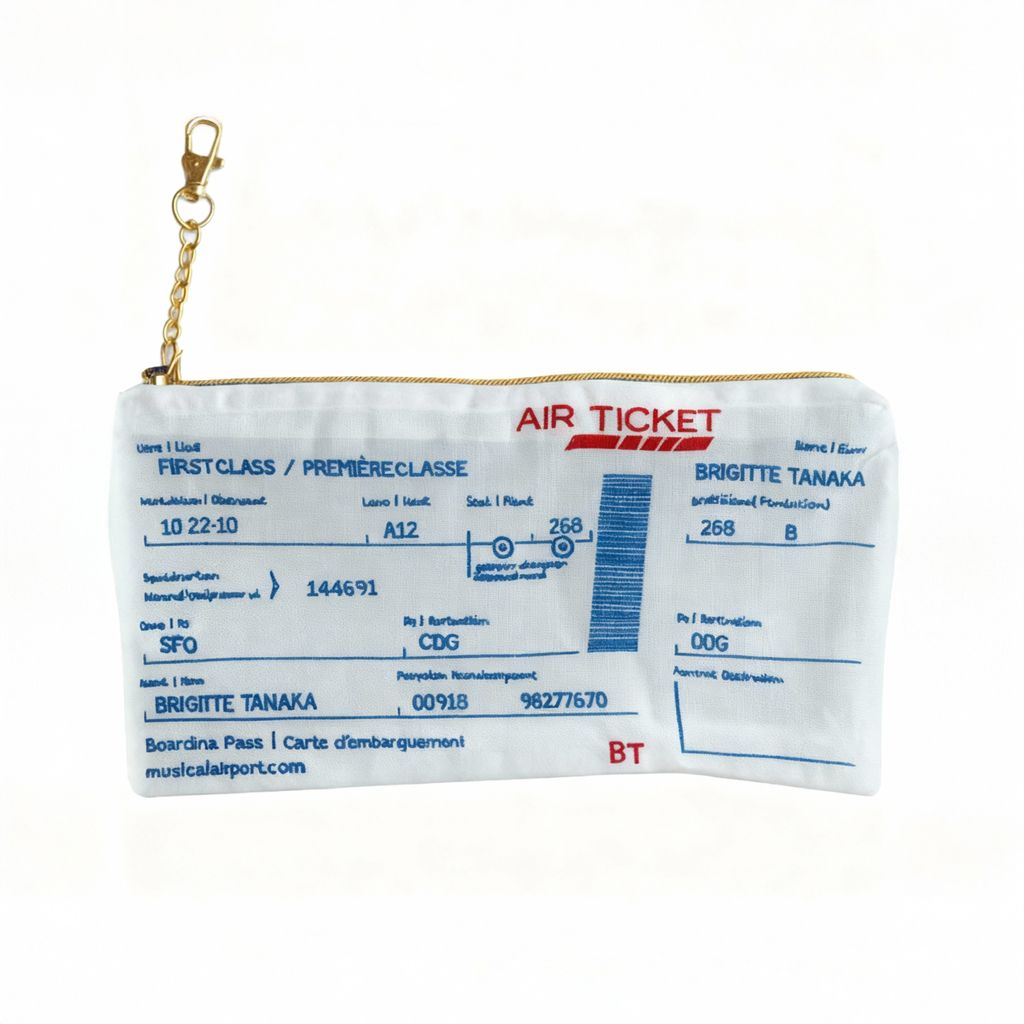 AIRTICKET POCHETTE KEY HOLDER