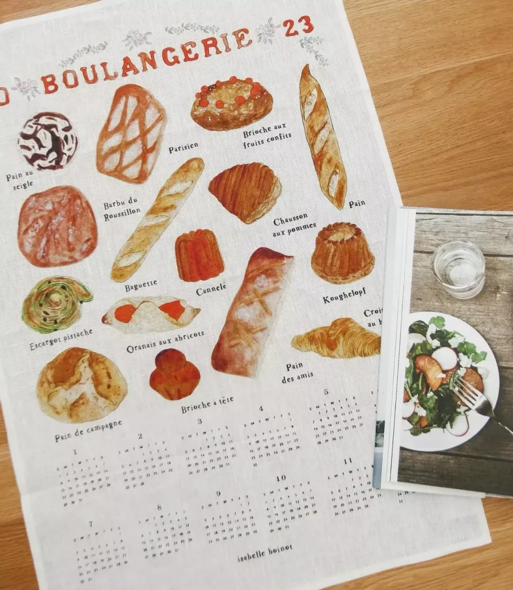 2023 FABRIC CALENDAR BOULANGERIE