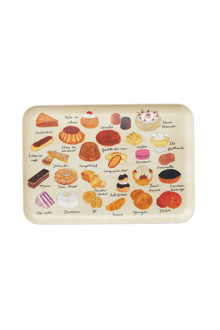 LINEN COATED TRAY (M) I.B. GATEAU