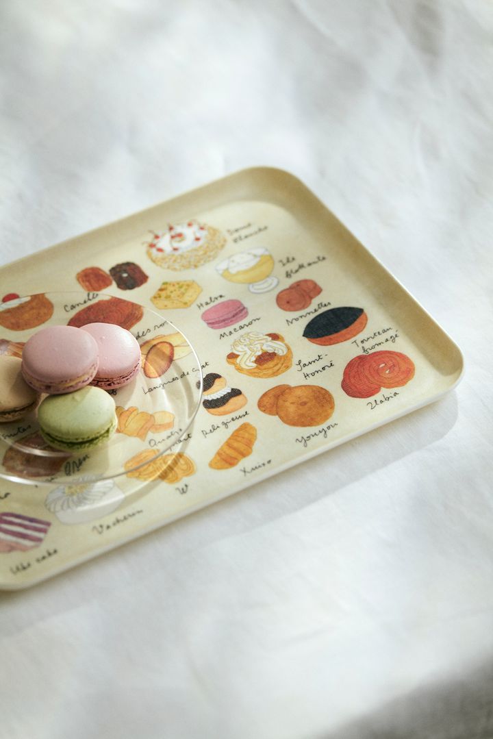 LINEN COATED TRAY (M) I.B. GATEAU