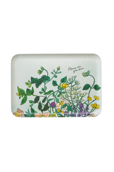 LINEN COATED TRAY (M) I.B. FLEUR SAUVAGE